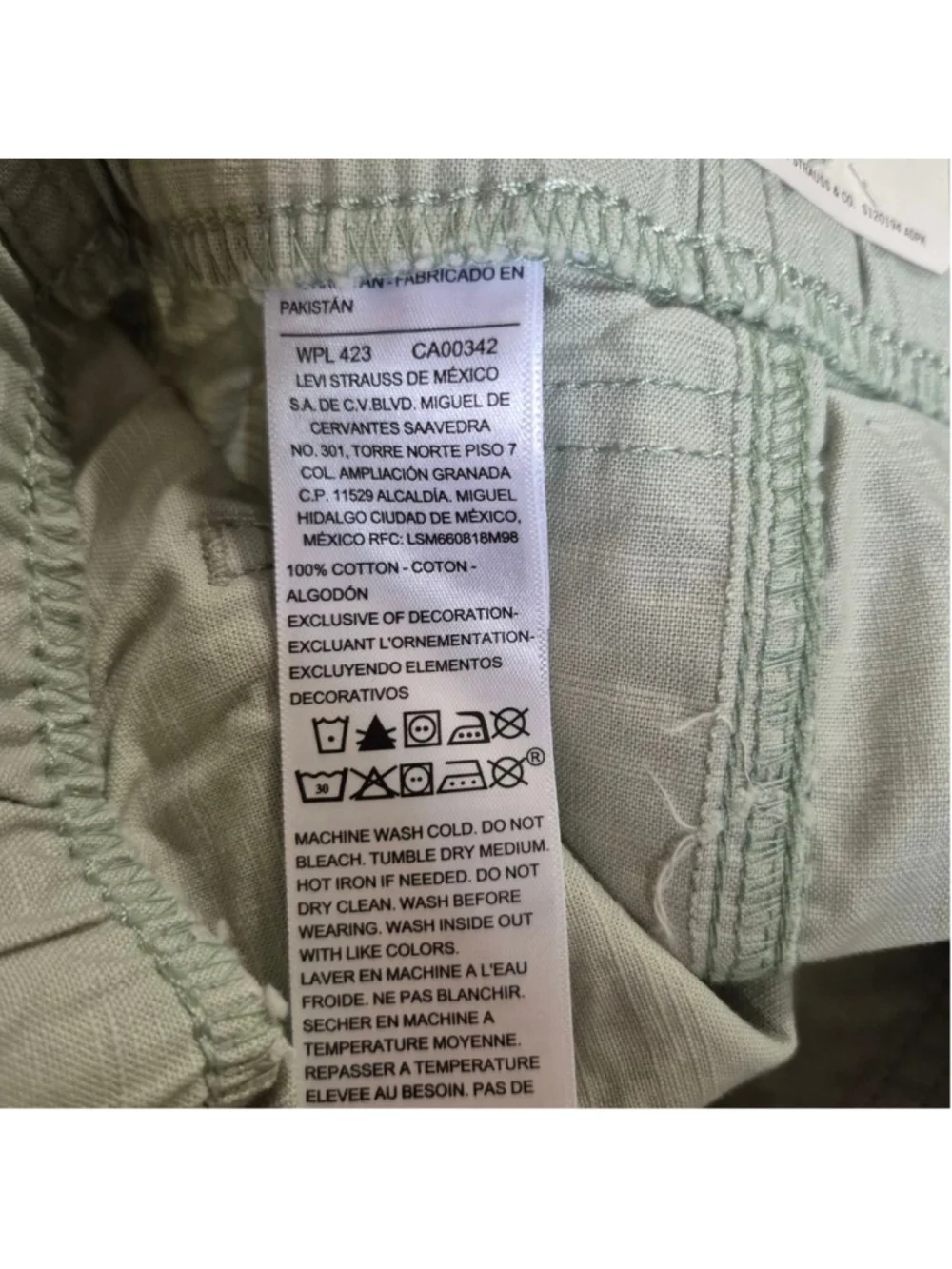 Girls Signature by Levi Strauss & Co. Light Green Shorts L